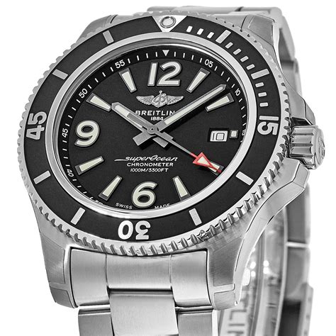 breitling superocean special 44 black|breitling superocean automatic 44 watch.